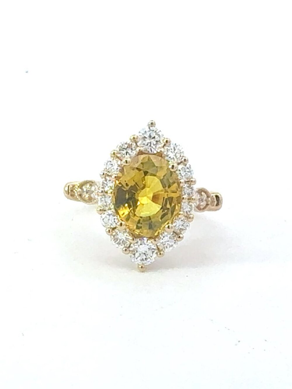 Natural Sapphire Diamond Ring Size 7 14k Gold 6.21 TCW Certified $5,950 604462